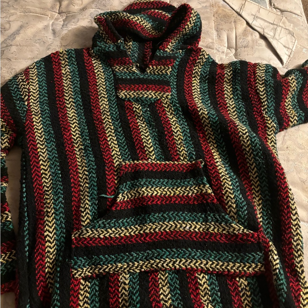 Rasta Baja Hoodie — L